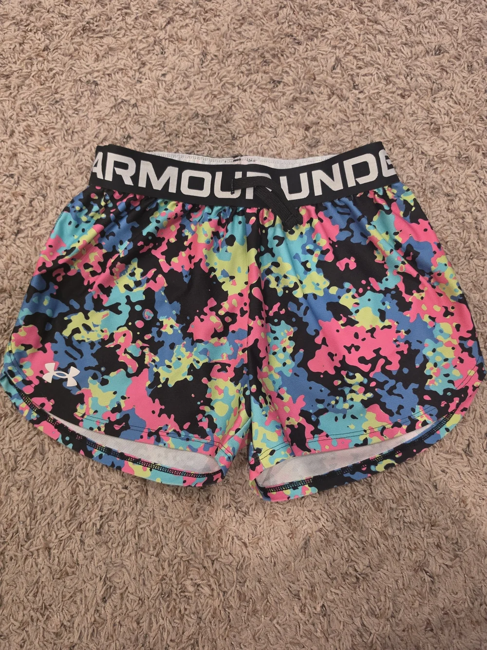Under Armour Neon Camo Shorts